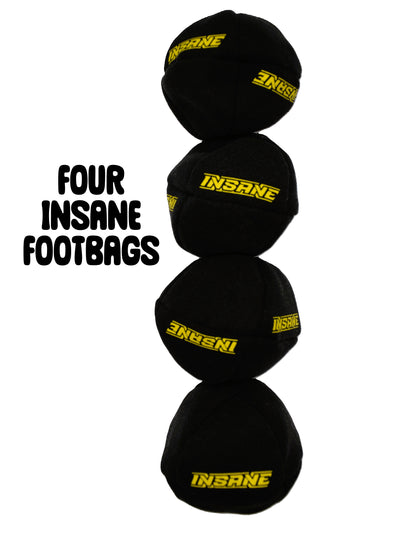Insane Premium Footbag 4 Pack