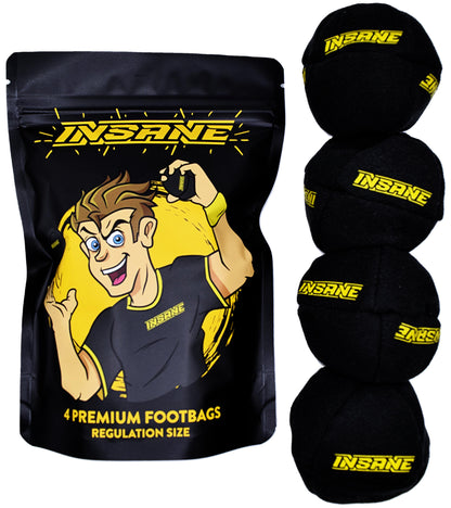 Insane Hacky Sack with Gift Bag (4 Pack)