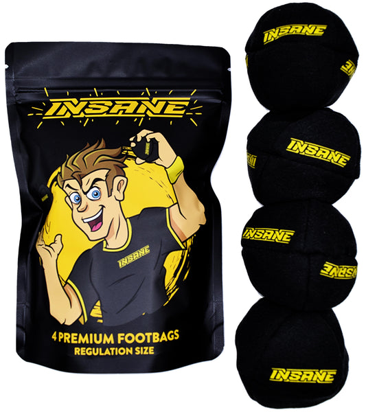 Insane Hacky Sack with Gift Bag (4 Pack)
