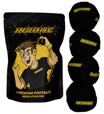 Insane Premium Footbag 4 Pack