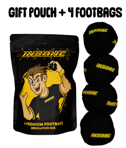 Insane Premium Footbag 4 Pack